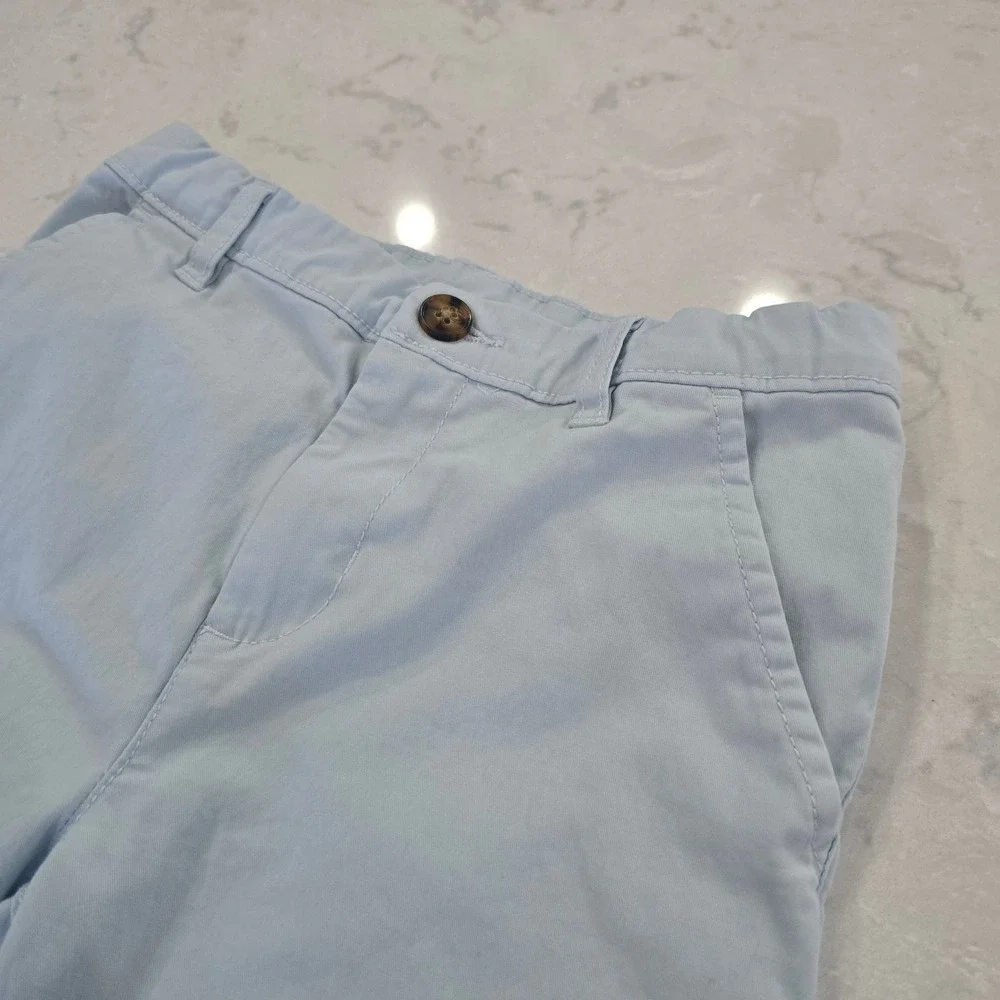 Carters Girls Light Blue Chino Pants Straight Leg Stretch Size 7 7A CAR77621-S51